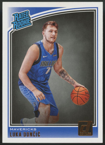 2018-19 Panini Donruss Luka Doncic RC Rated Rookie #177 "E"