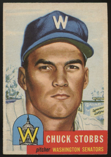 1953 Topps Chuck Stobbs #89 EX/MT "A"