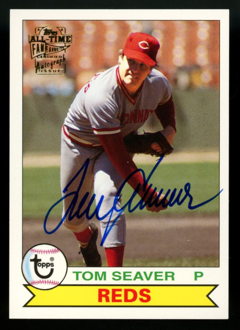 2004 Topps All-Time Fan Favorites Autograph Issue Tom Seaver Auto #FFA-TSE