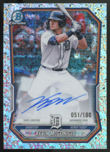 2026 Bowman Chrome Kevin McGonigle Prospect Mini-Diamond Auto /100 #CPA-KMC
