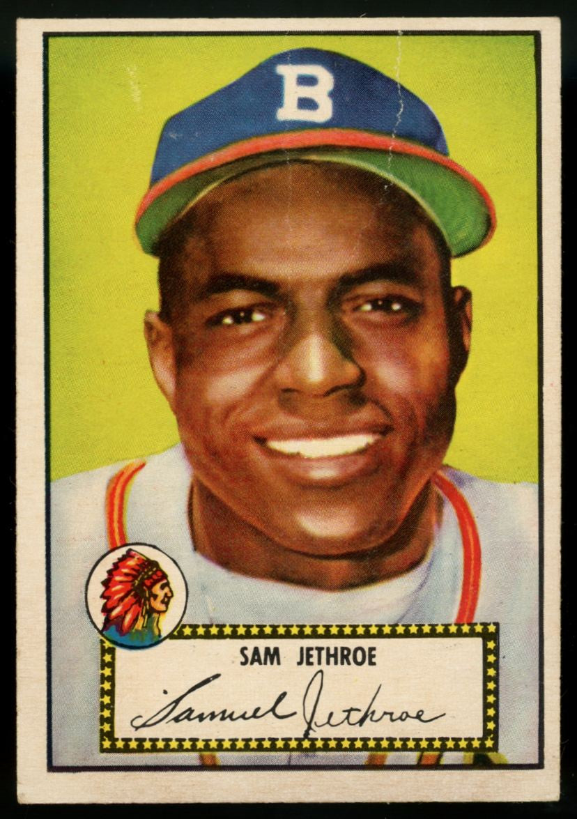 1952 Topps Sam Jethroe #27 Poor