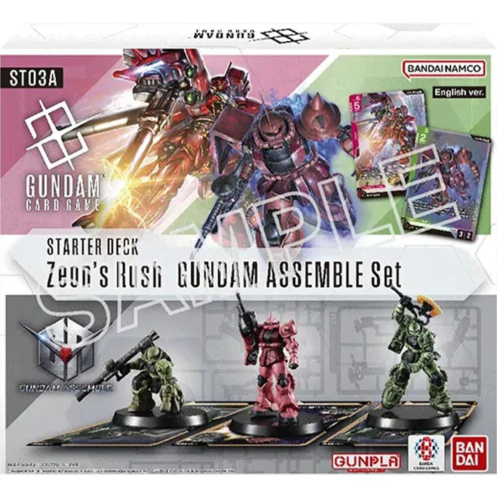 Gundam: Starter Deck Assemble Set - Zeon's Rush ST03A