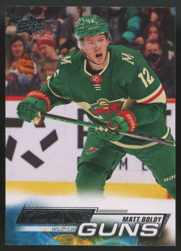 2022-23 Upper Deck Series One Matt Boldy RC Young Guns #201
