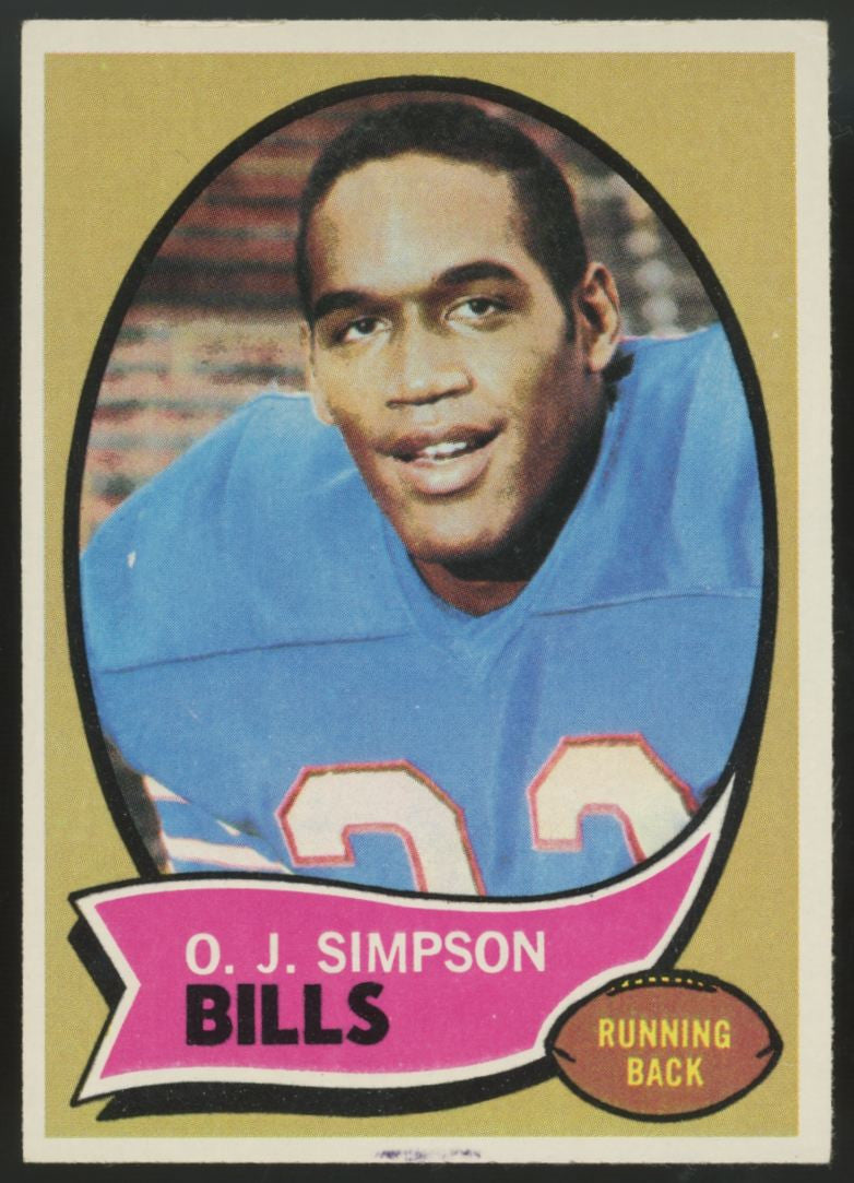 1970 Topps O.J. Simpson RC #90 G/VG
