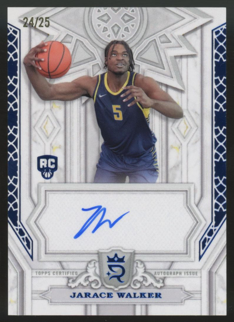 2023/24 Topps Royalty Jarace Walker RC Pursuit of Greatness Auto /25 #POG-JWA