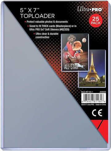 Ultra Pro 5X7 Toploader Pack (25)