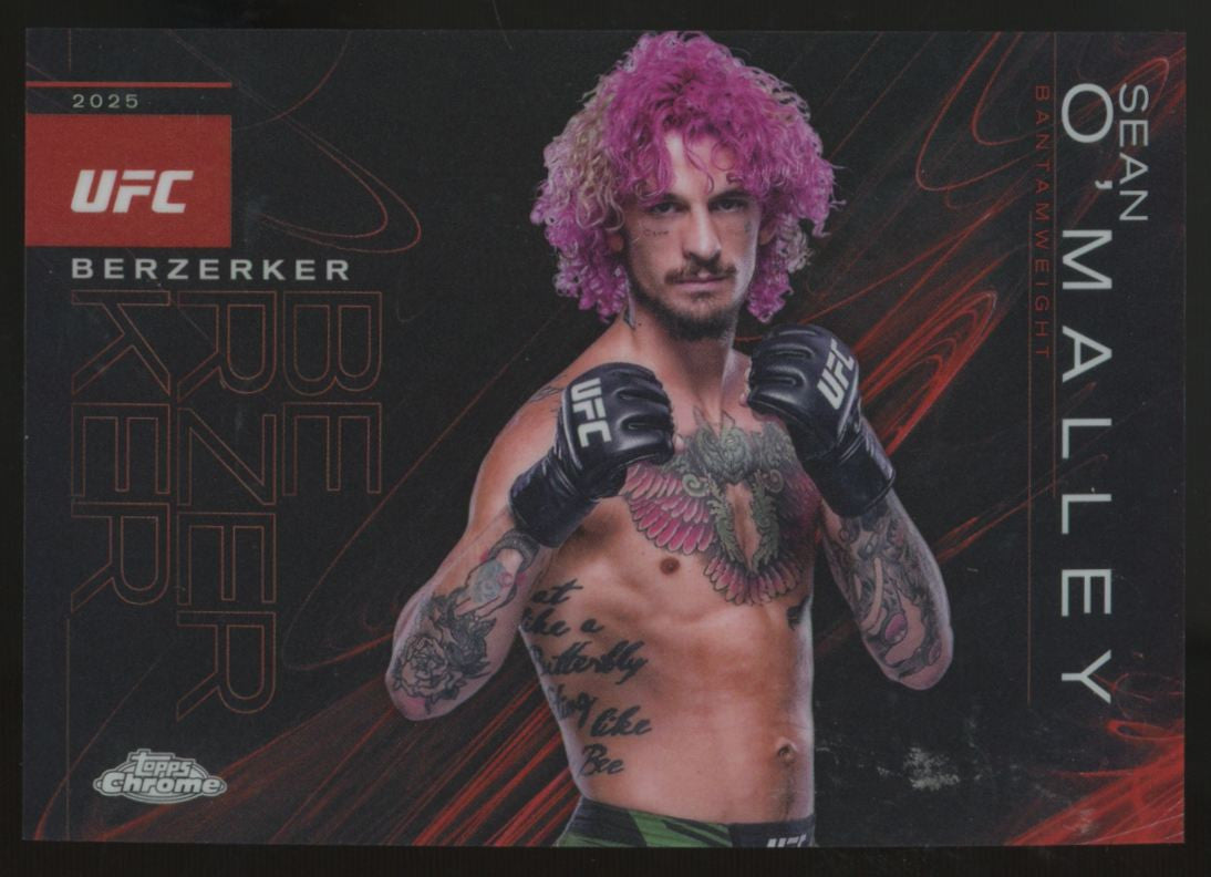 2025 Topps Chrome UFC Sean O'Malley Berzerker SSP #BZK-2