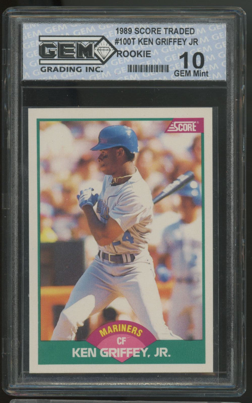 1989 Score Traded Ken Griffey Jr. RC #100T GEM 10