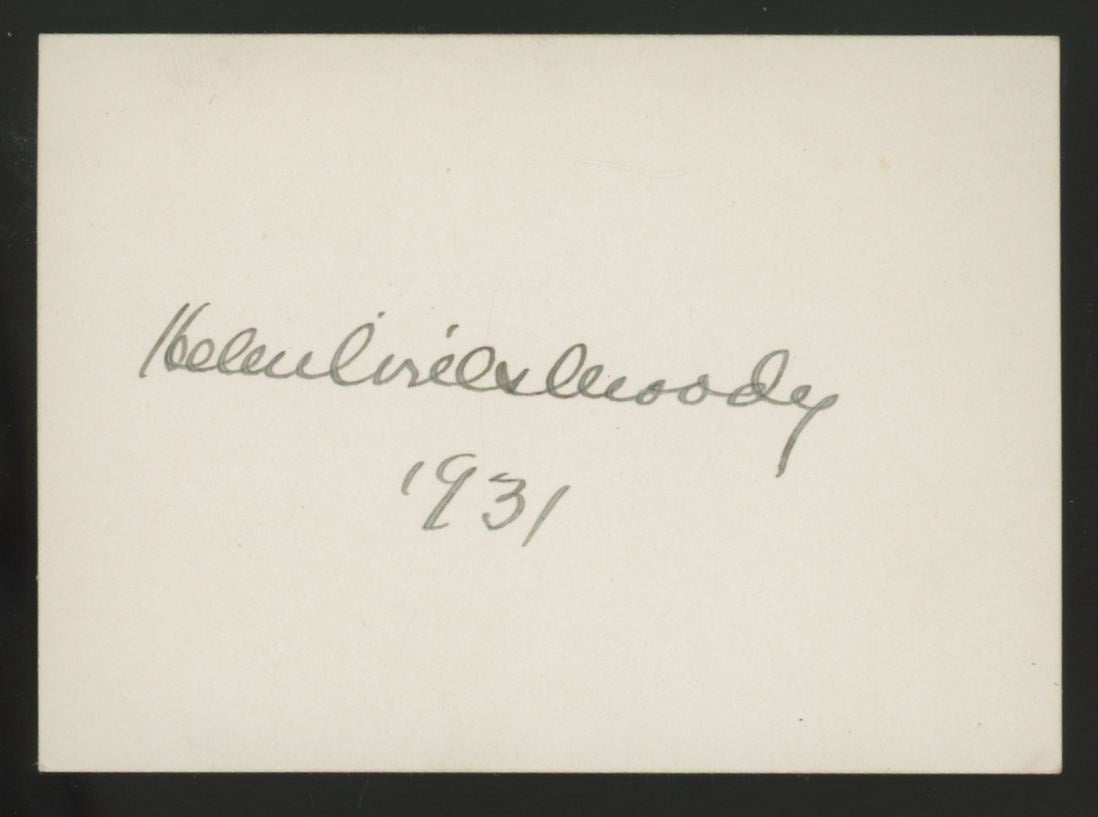 Helen Wills Moody Signed Cut Autographed Card JSA Authentic W/ Letter