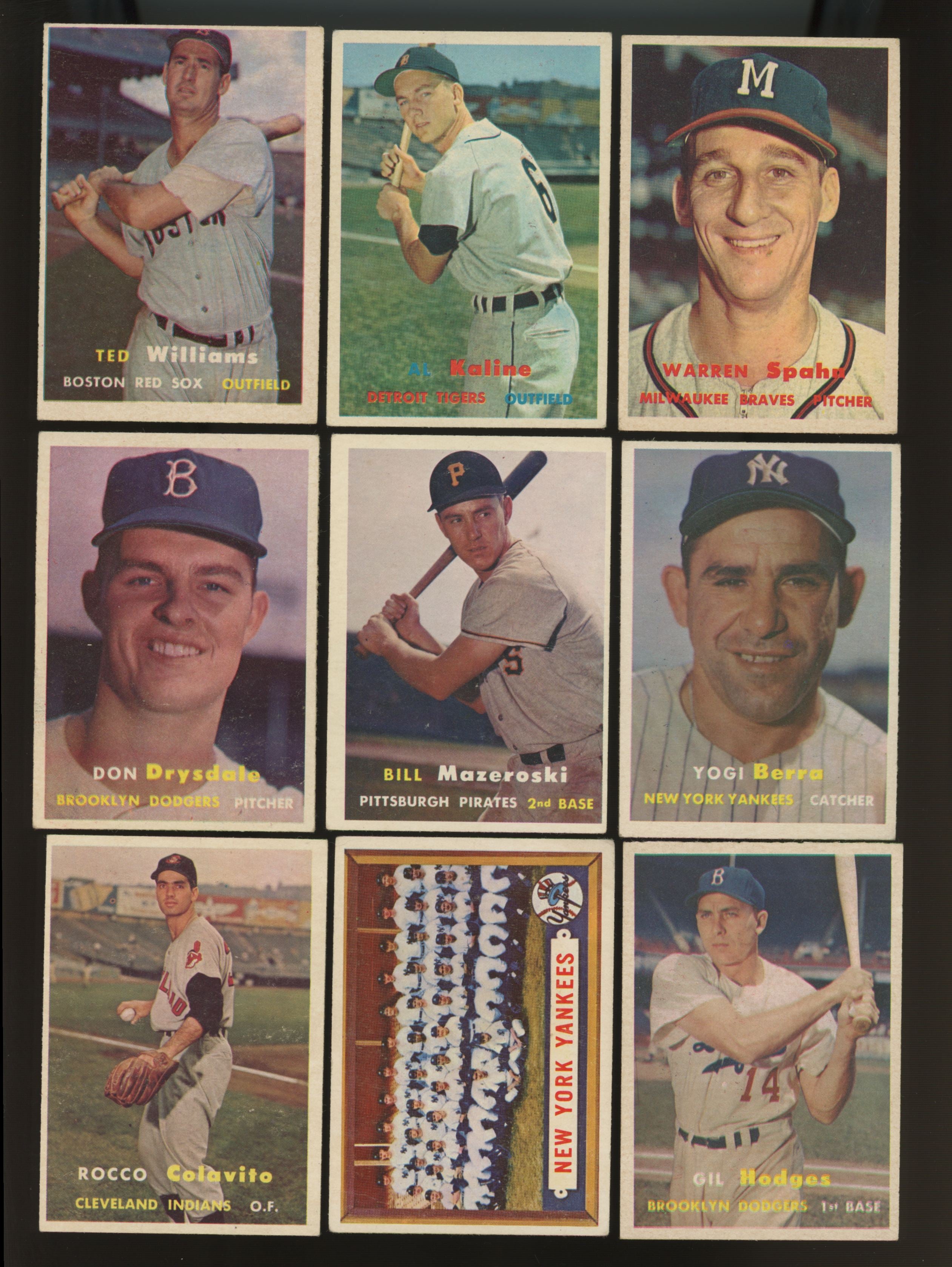 1957 Topps Baseball Complete Set (407) VG-EX/EX