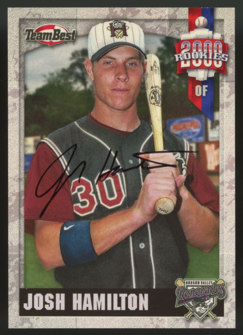 2000 Team Best Rookies Josh Hamilton RC Auto