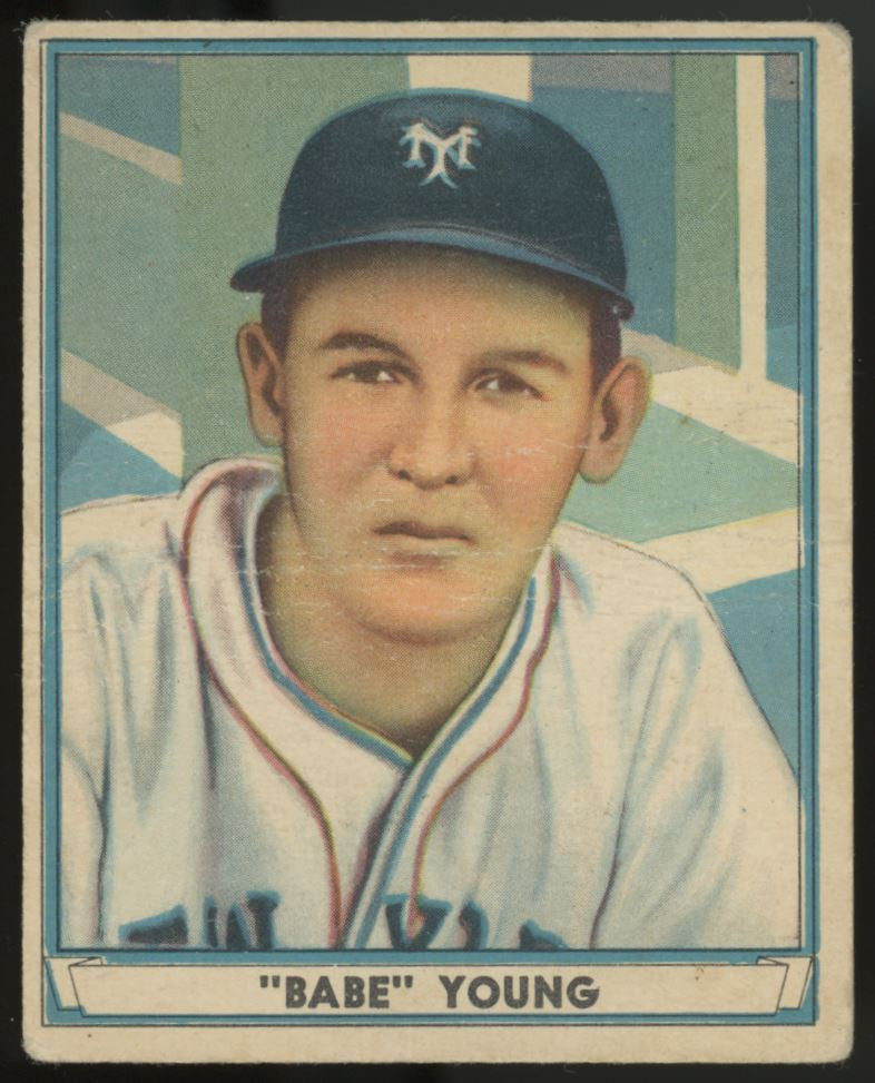 1941 Play Ball Babe Young #27 Good (Creases)