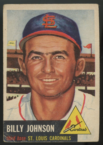 1953 Topps Billy Johnson #21 G/VG