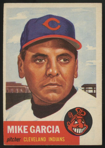 1953 Topps Mike Garcia #75 EX/MT