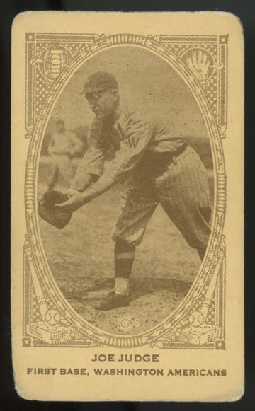 1922 E120 American Caramel Joe Judge Good