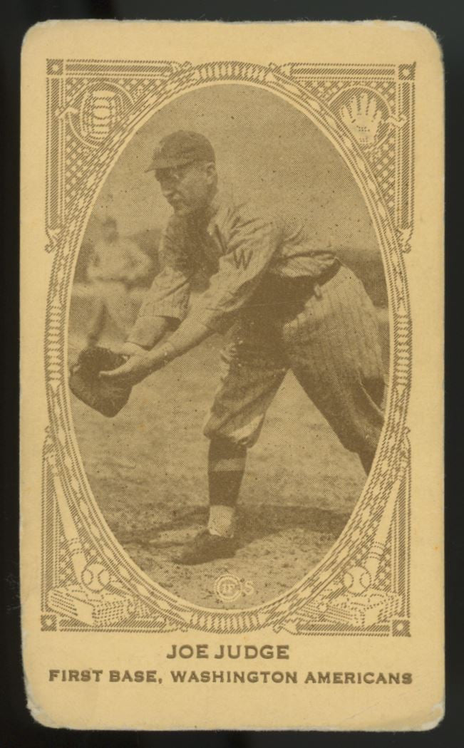 1922 E120 American Caramel Joe Judge Good