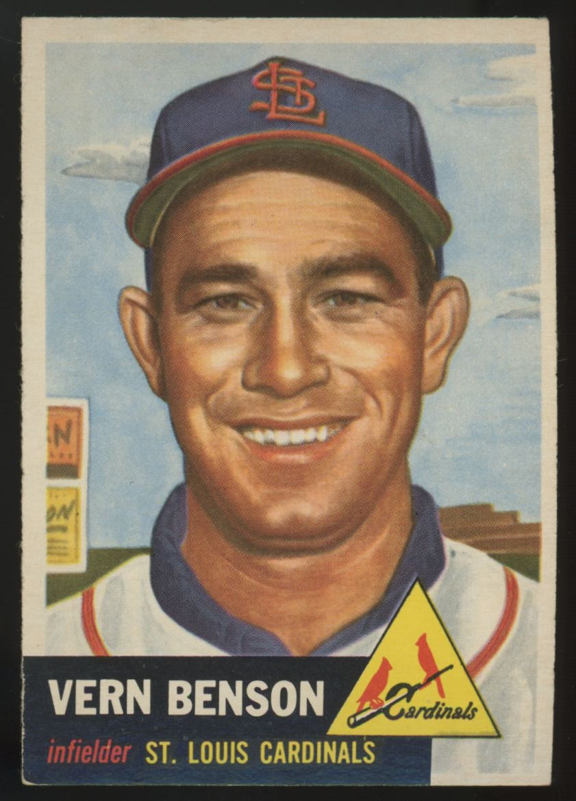 1953 Topps Vern Benson #205 EX/MT