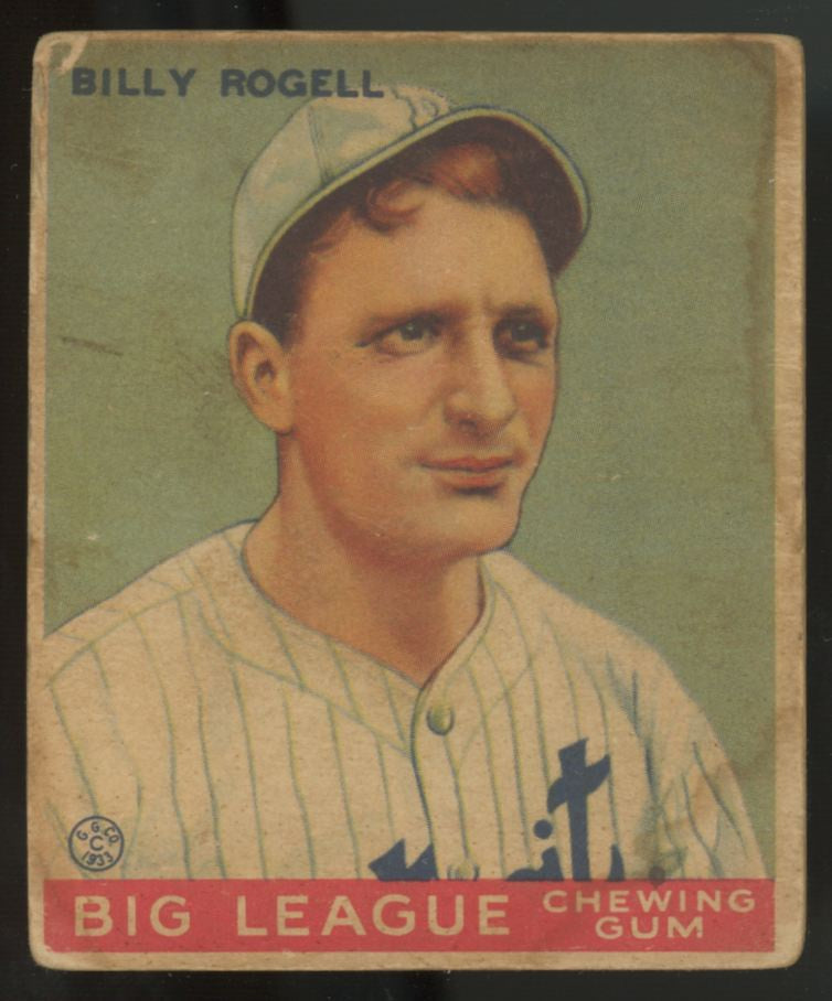 1933 Goudey Billy Rogell #11 P-F