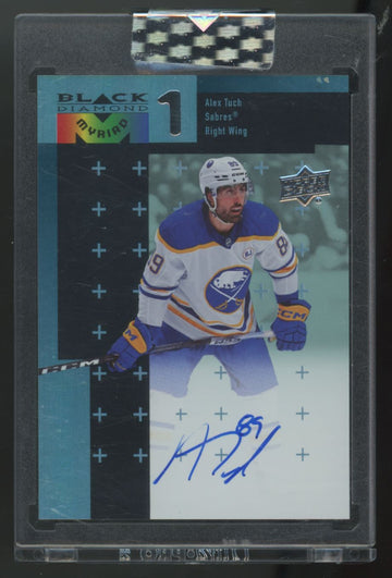 2023-24 Upper Deck Clear Cut Alex Tuch Black Diamond Myriad Auto #BDM-AT