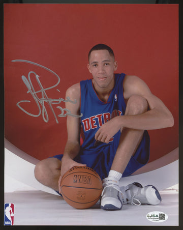 Tayshaun Prince Signed Autographed 8x10 Photo JSA