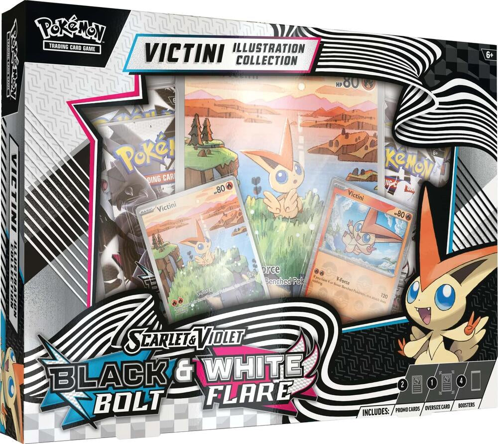 Pokemon: Black Bolt & White Flare Unova Illustration Collection - Victini