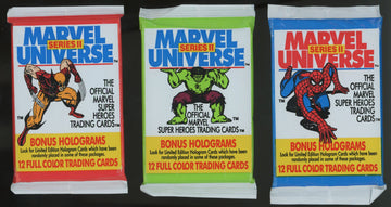 1991 Impel Marvel Universe Series Two Factory Sealed Pack (Lot Of 3 Different)