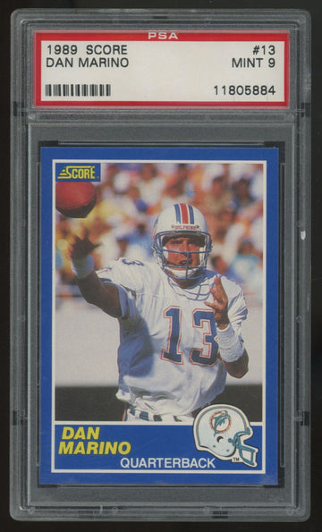 1989 Score Dan Marino #13 PSA 9