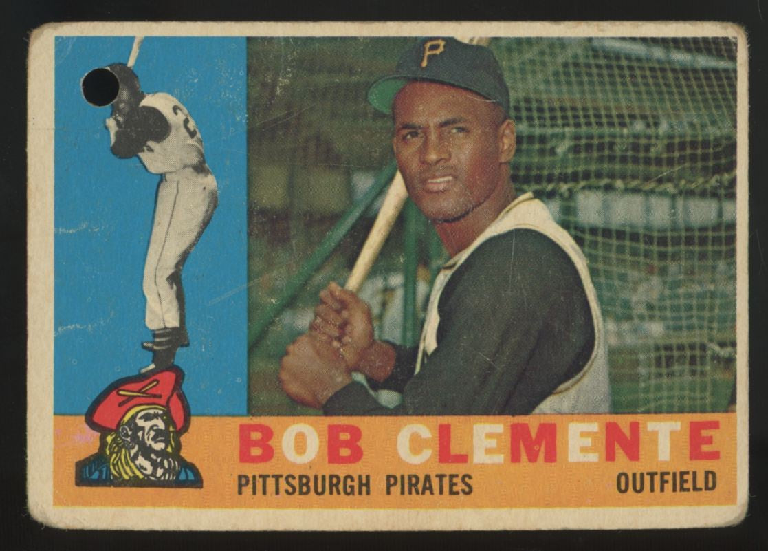 1960 Topps Bob Clemente #326 Poor (Hole)