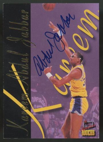 1995-96 Signature Rookies Kareem Abdul Jabar Auto #K4