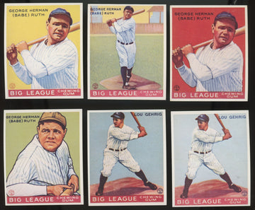 1983 Renata Galasso 1933 Goudey Baseball Reprint Near Set (238/240) *Read*
