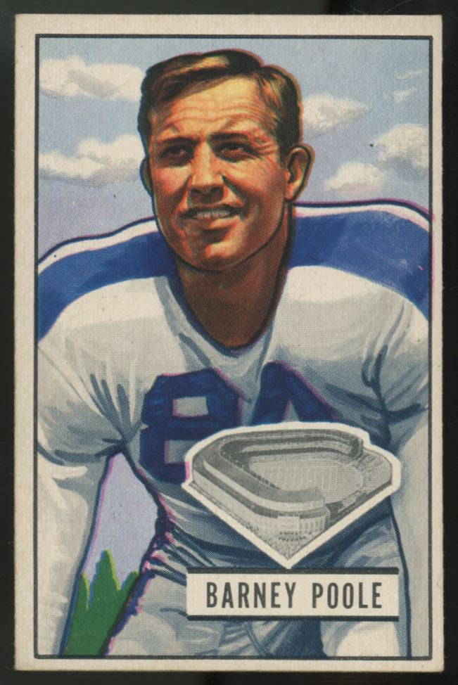 1951 Bowman Barney Poole #9 EX+