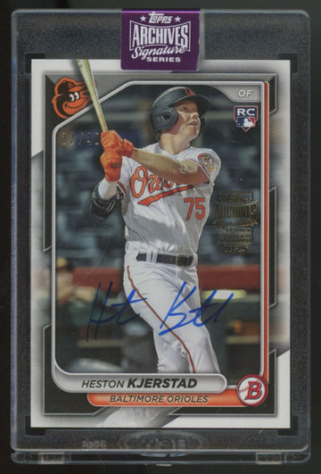 2025 Topps Archives Signature Series APE Heston Kjerstad RC Auto /40 #9