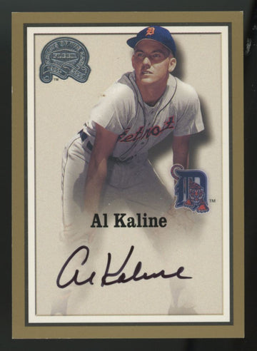 2000 Fleer Greats Of The Game Al Kaline Auto