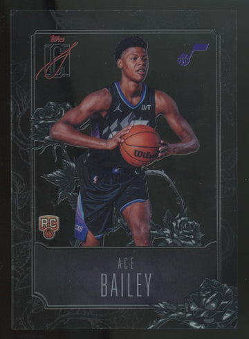 2025-26 Topps Signature Class Ace Bailey RC Roses SSP #R-19