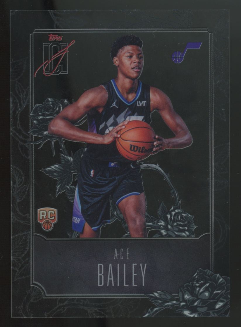2025-26 Topps Signature Class Ace Bailey RC Roses SSP #R-19