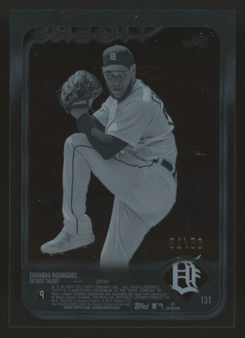 2024 Topps Eduardo Rodriguez Clear Cut Acetate /10 #131