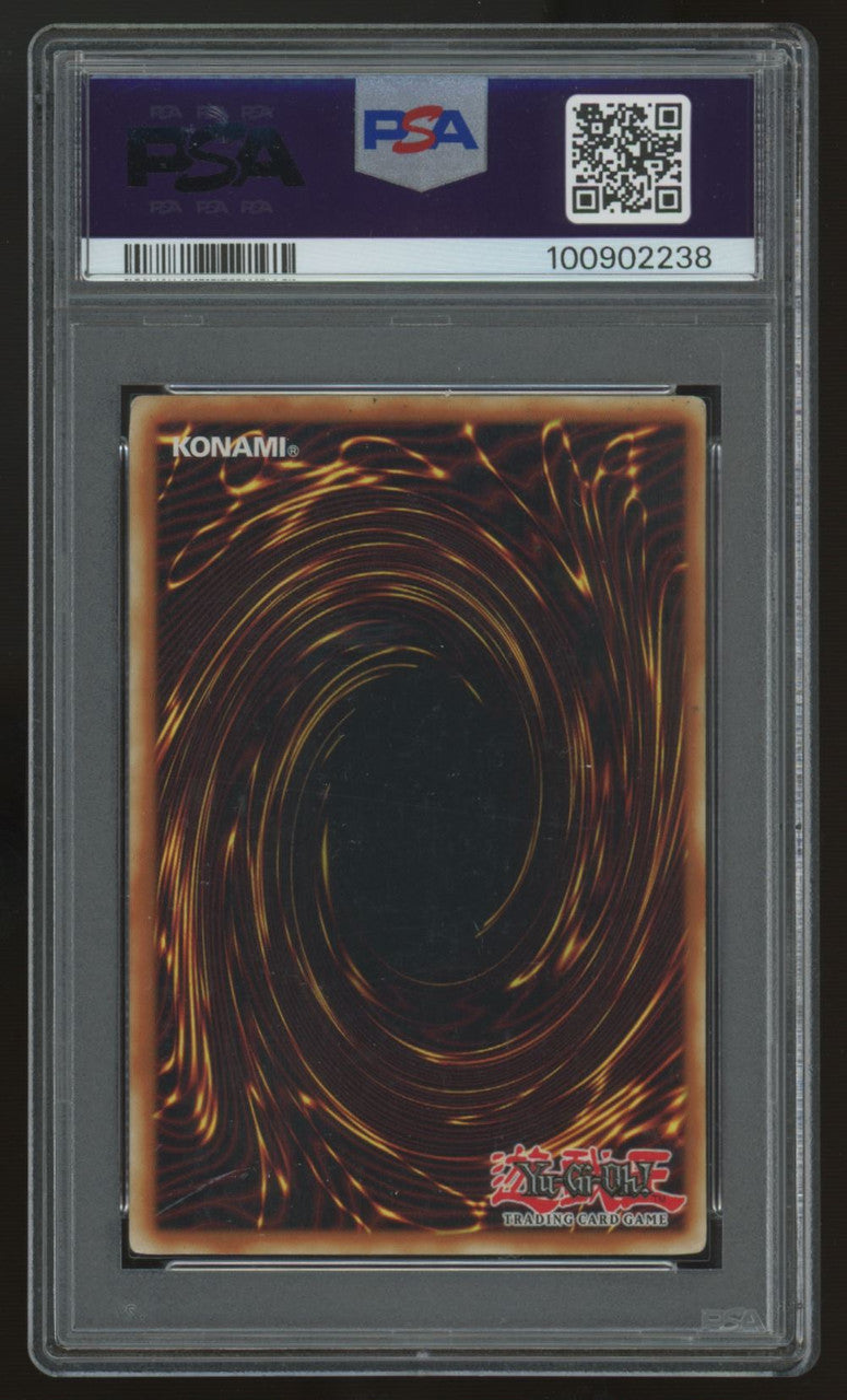 2007 Yugioh Elemental Hero Chaos Neos - Incorrect Name Ghost Rare #GLAS-EN036 PSA 4