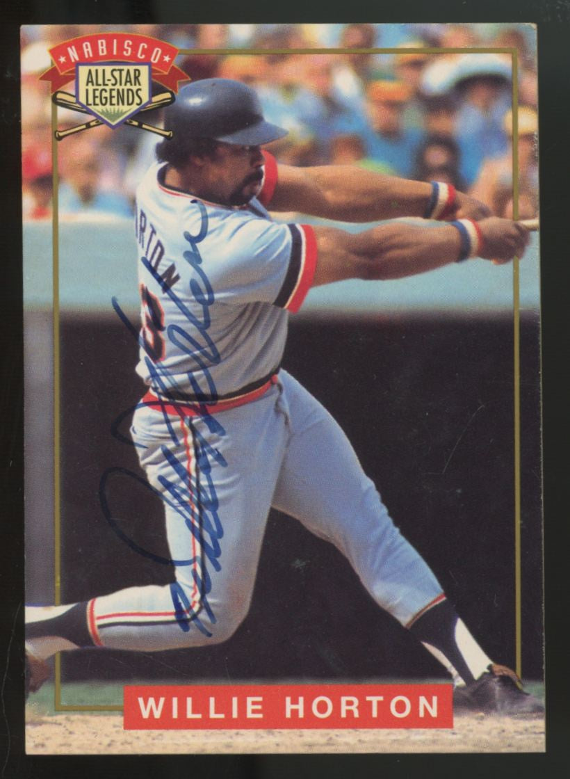 1994 Nabisco All Star Legends Willie Horton Signed Auto SP