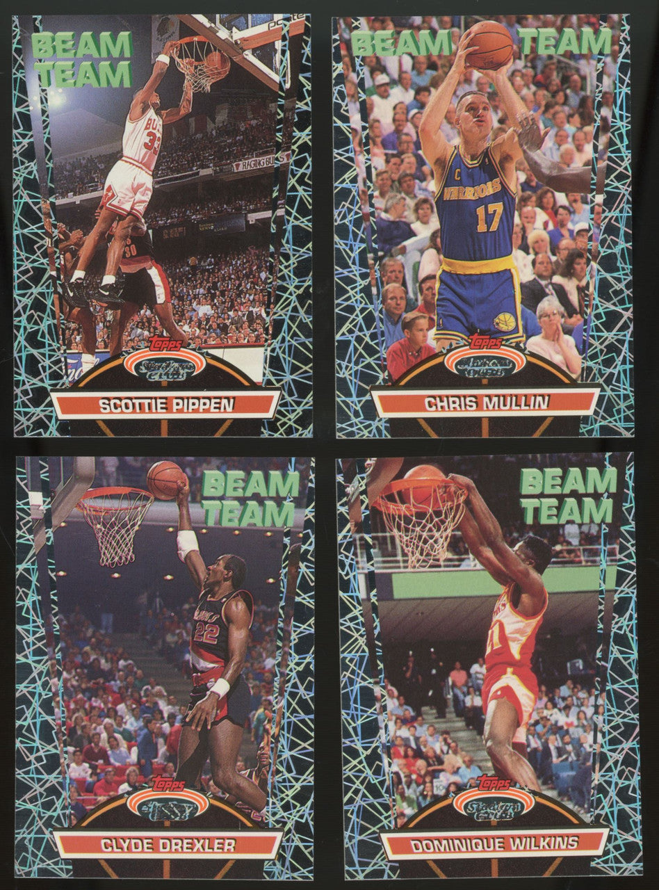 1992-93 Stadium Club Members Only Basketball Beam Team Near Complete Set 19/21