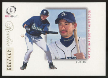 2001 Fleer Legacy Ichiro RC /799 #101