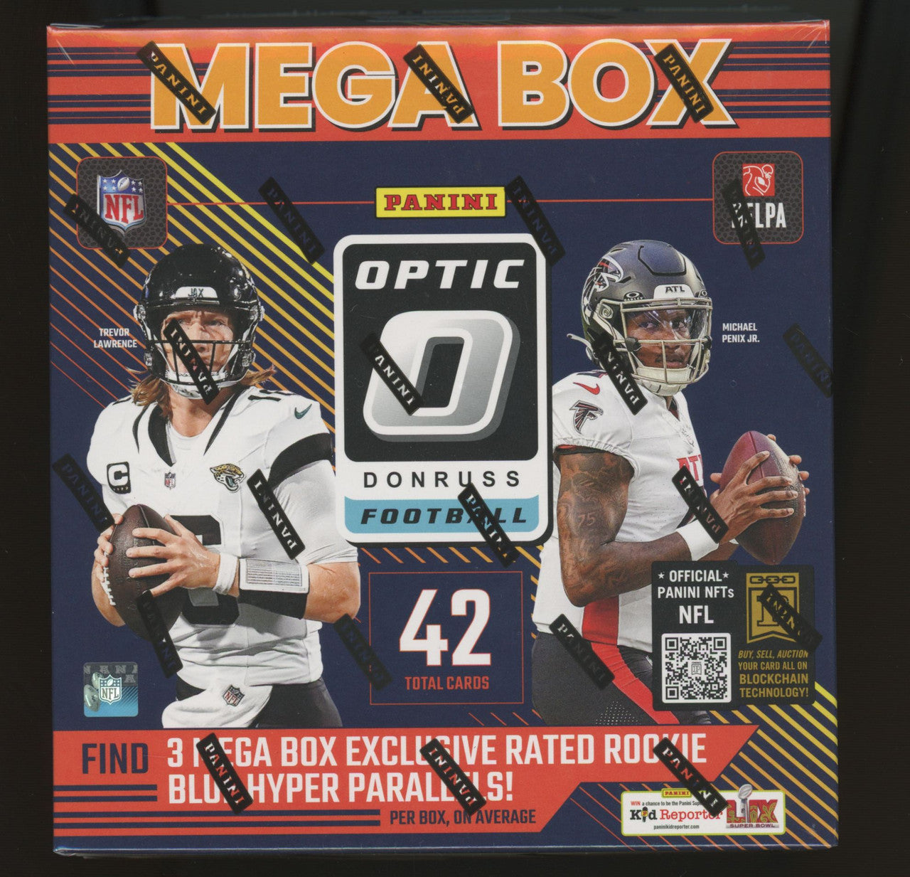2024 Panini Donruss Optic Football Mega Box (Blue Hyper)