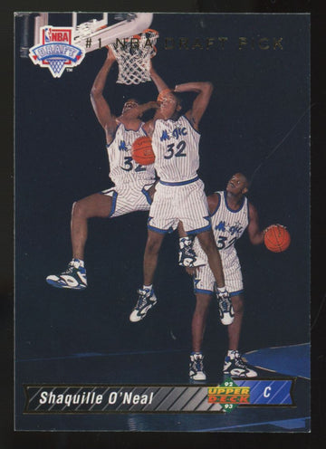 1992-93 Upper Deck Shaquille O'Neal RC Draft Pick #1 NM/MT