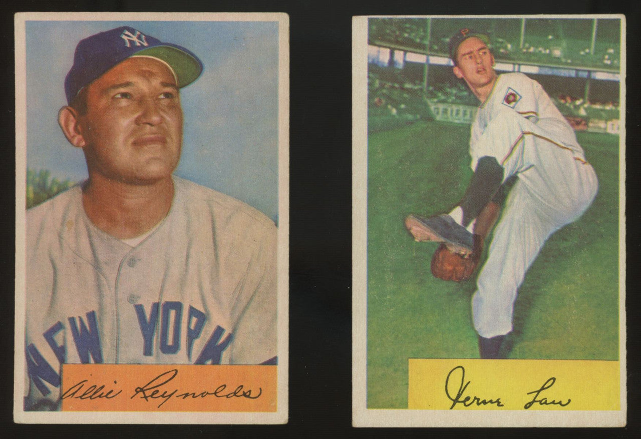 1954 Bowman Baseball Near Complete Set (188/224) EX-NM