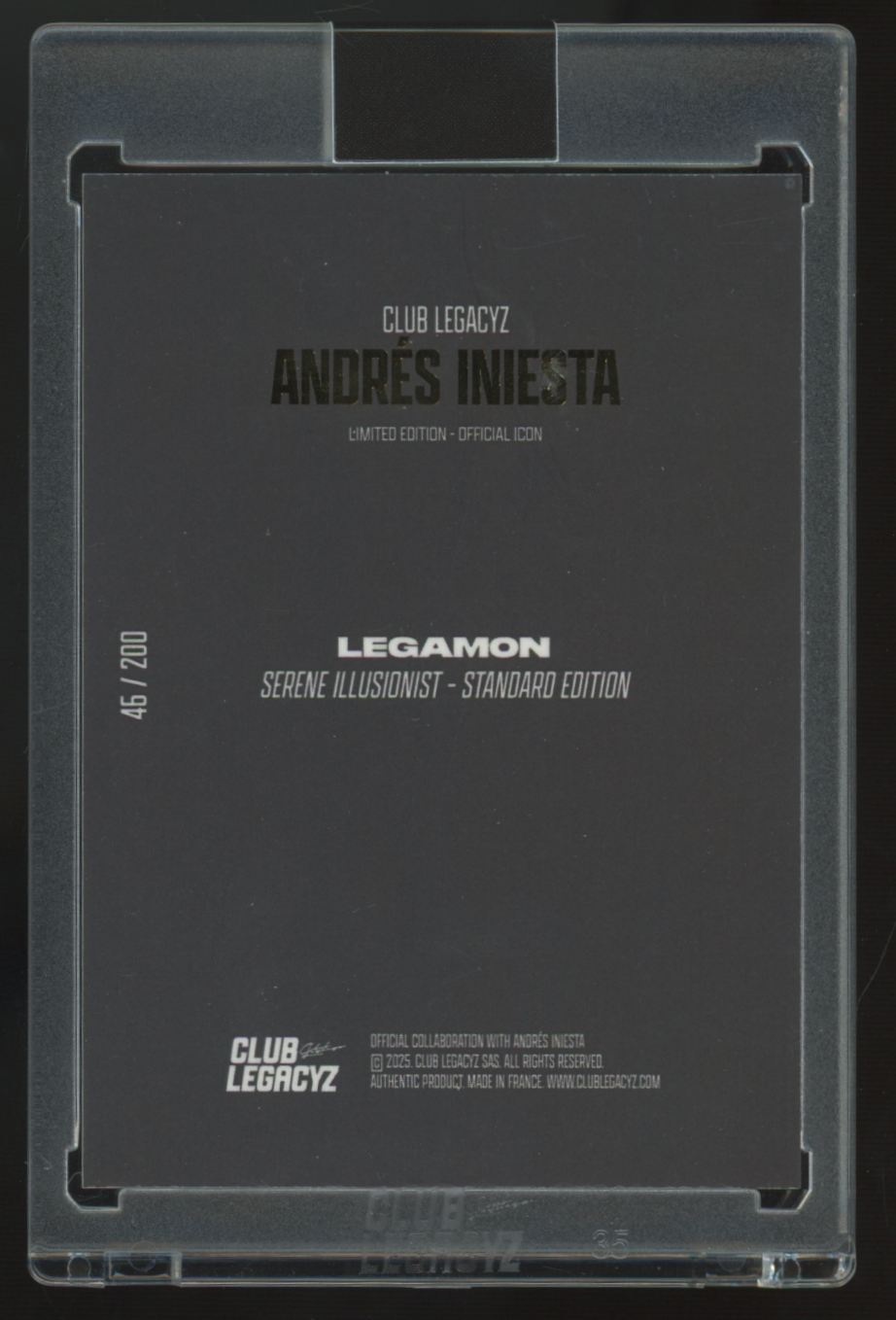 2025 Club Legacyz Icon Andres Iniesta Legamon /200