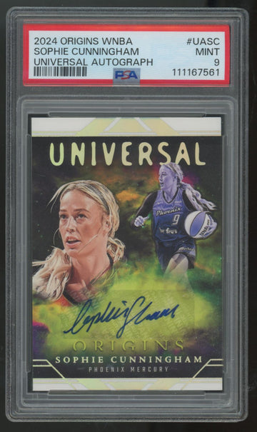 2024 Panini WNBA Origins Sophie Cunningham Universal Auto #UA-SC PSA 9