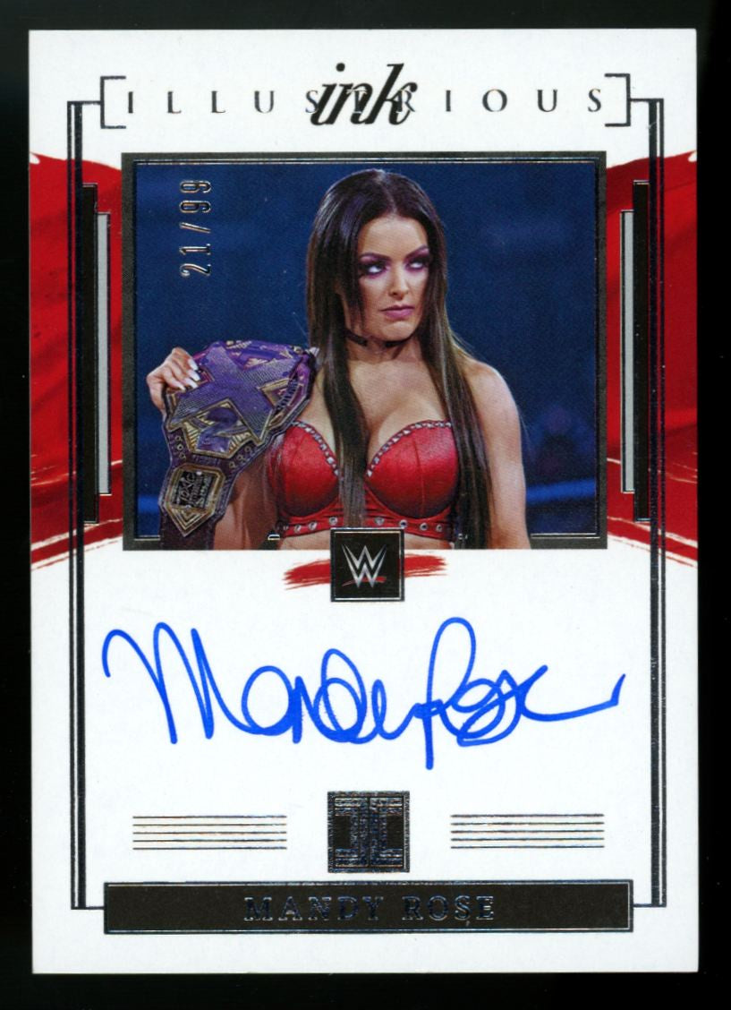 2022 Panini Impeccable WWE Mandy Rose Illustrious Ink Auto /99 #IL-MRS