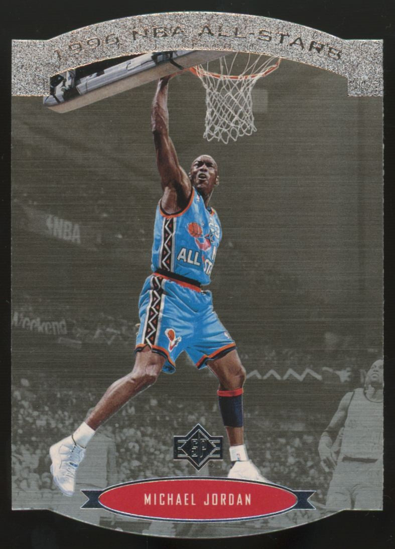 1996-97 Upper Deck SP Michael Jordan NBA All-Stars Die-Cut #AS2