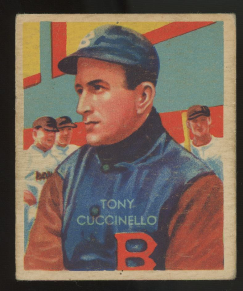 1935 National Chicle Tony Cuccinello Diamond Stars #55 Poor (Pinhole)