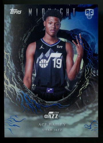 2025-26 Topps Chrome Midnight Ace Bailey RC Night Shade SSP #NS-25