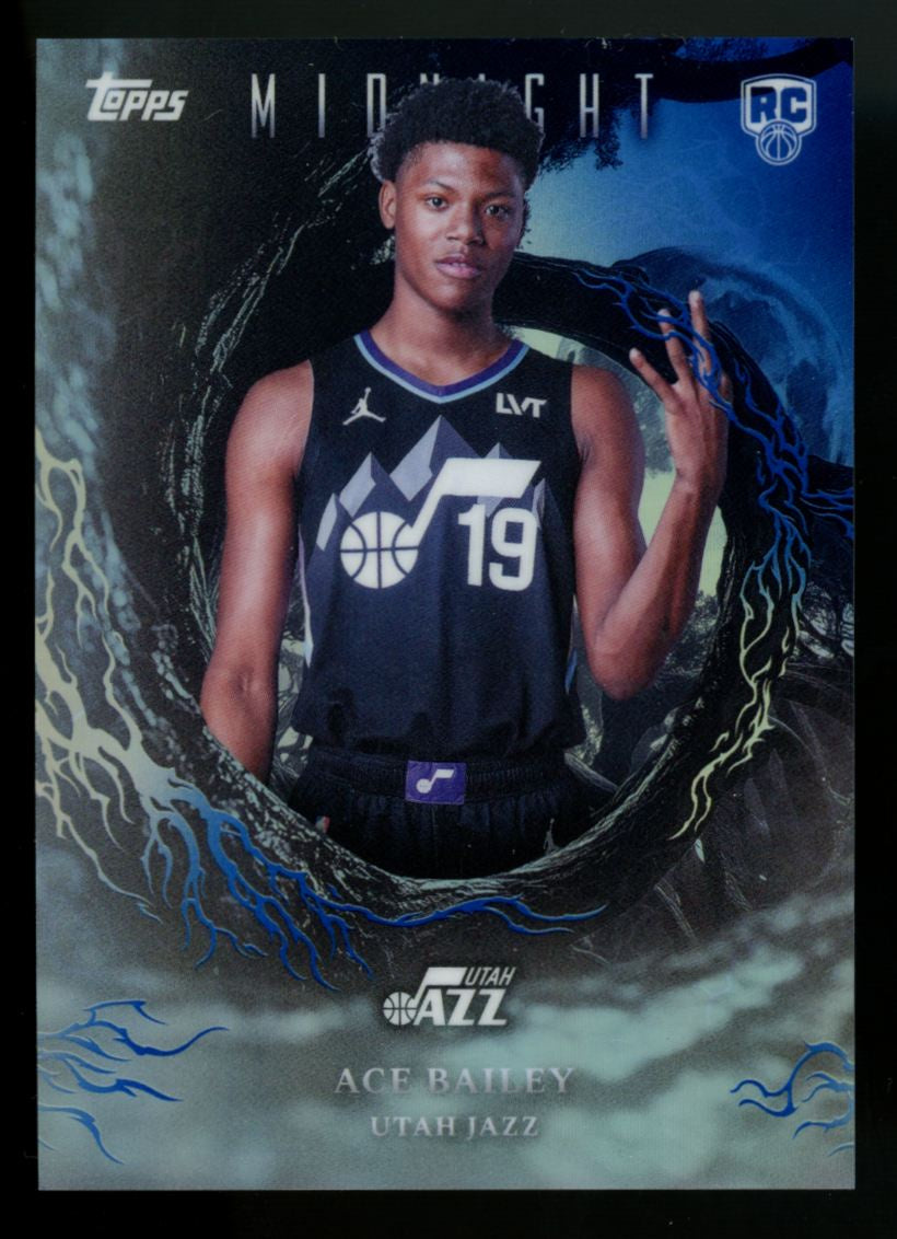 2025-26 Topps Chrome Midnight Ace Bailey RC Night Shade SSP #NS-25